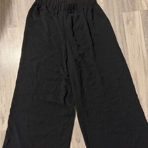 H&M Black Wide Leg Women's Pants